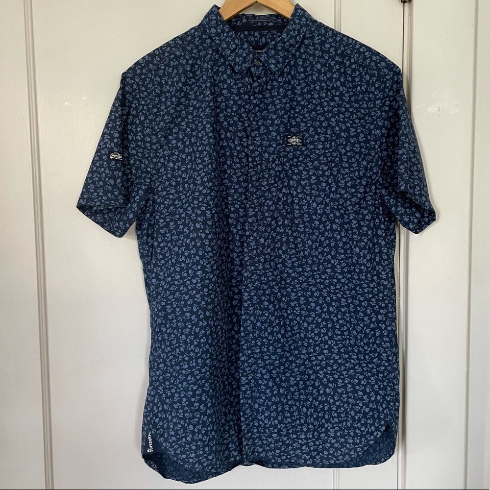 Superdry Short Sleeve Cotton shirt L NWOT